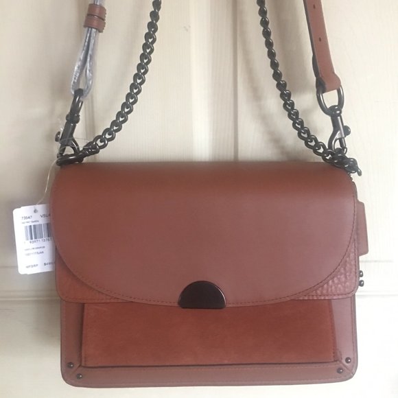 Coach Handbags - **SOLD**Coach Dreamer Mixed Leather Crossbody Bag!